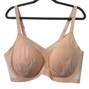 Honeylove Crossover‎ Bra 3X Nude Pink Wireless Plus Size LWBR0302 NEW